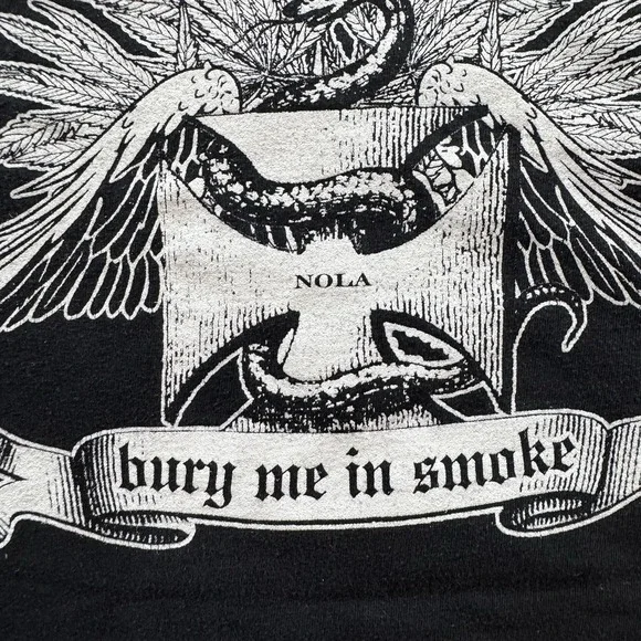 Vintage Down Bury Me In Smoke Band Shirt L 2002 Nola Smoking Jesus Sludge Metal - Picture 8 of 16